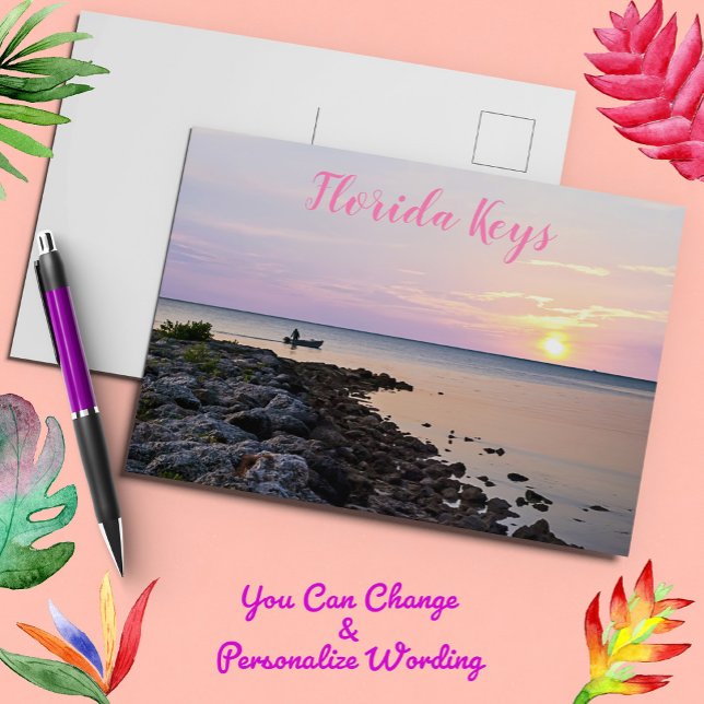 Key West Florida Ocean at Sunset Postcard (Creator Uploaded)