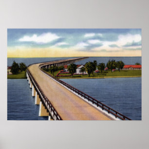 Key West Florida Pigeon Key Poster