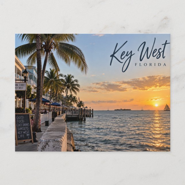 Key West Florida Postcard (Front)