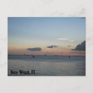 Key West Florida Segelschiffe auf dem Meer Postcard