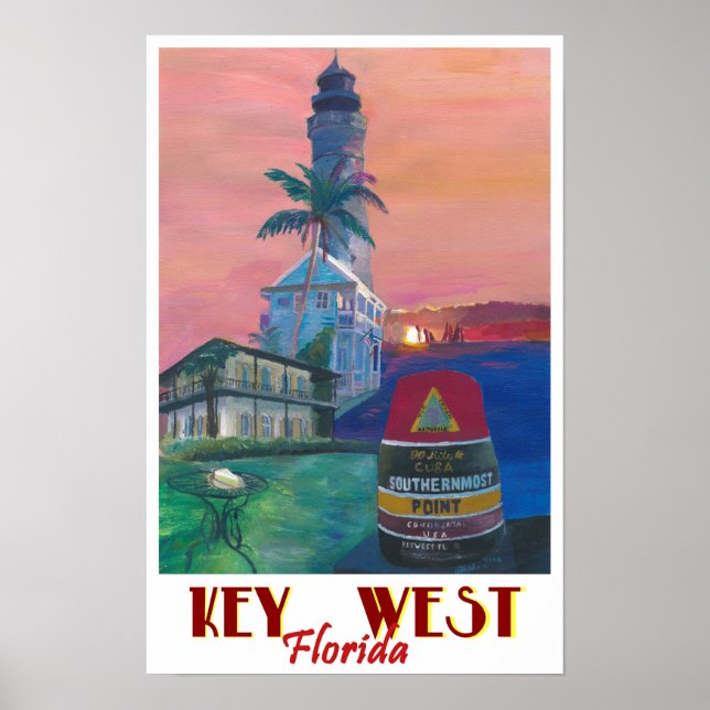 Key West Florida Southernmost Dreams Affiche de vo (Devant)