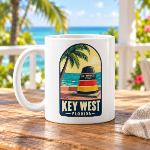 Key West Florida Southernmost Point Vintage Coffee Mug
