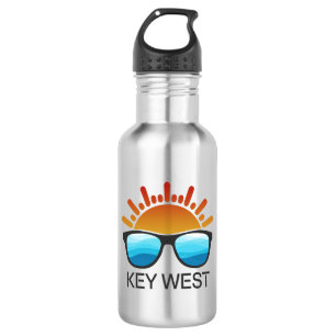Key West Florida Sunglasses 532 Ml Water Bottle