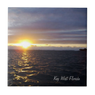 Key West Florida Sunset Tile