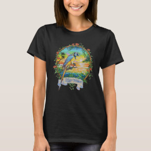 Key West Florida Vintage Tropical Sunset Beach Par T-Shirt