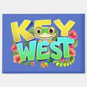 Key West Gecko Florida Magnet