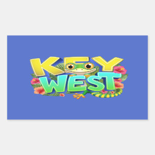 Key West Gecko Florida Sticker