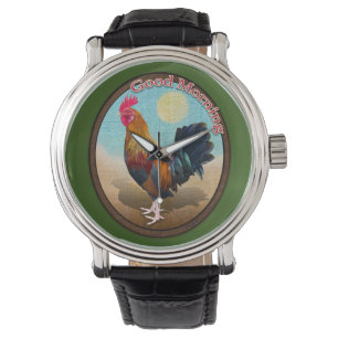 Key West - Gypsy Rooster Good Morning Vintage Oval Watch