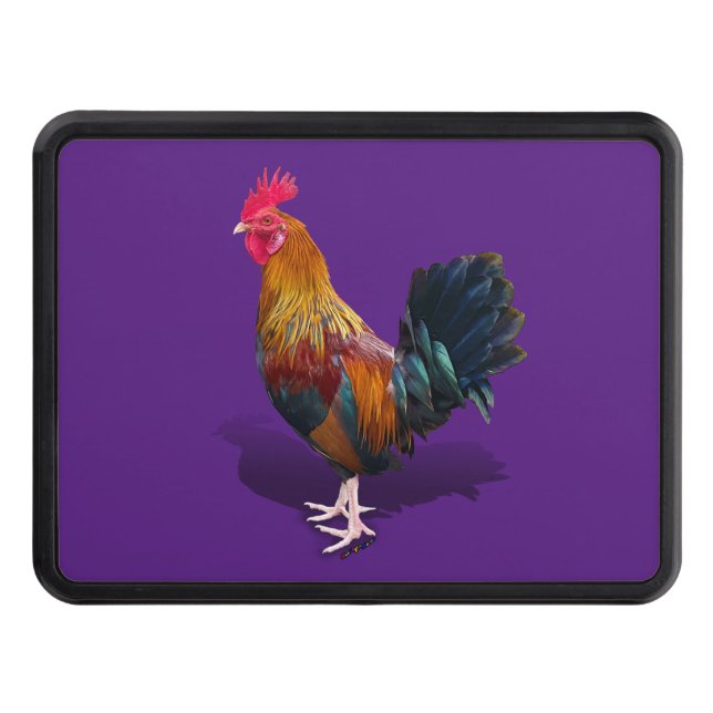 Key West - Gypsy Rooster Trailer Hitch Cover (Front)