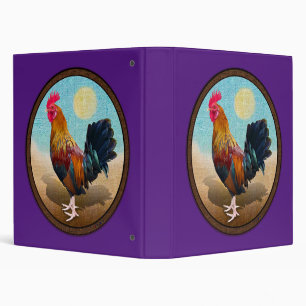 Key West - Gypsy Rooster Vintage Oval Binder