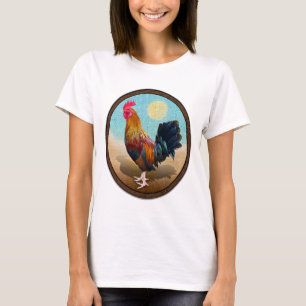 Key West - Gypsy Rooster Vintage Oval T-Shirt