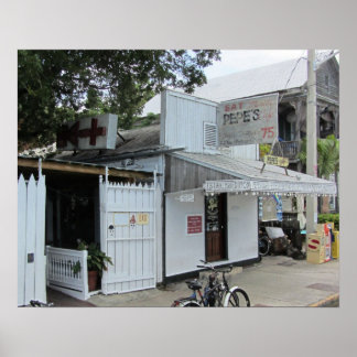 Key West Historic Pepe's Cafe Poster