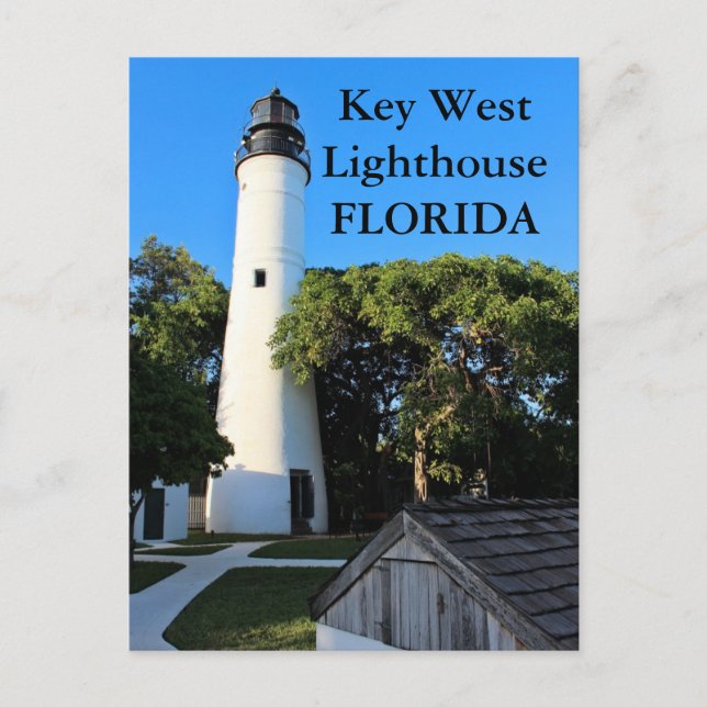 Key West Lighthouse, Florida Postcard (Front)