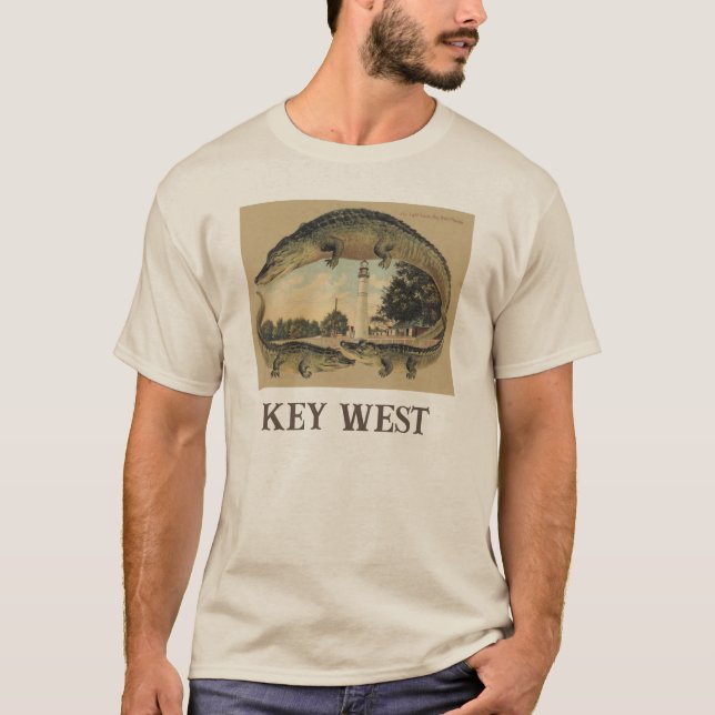 Key West Lighthouse Gators T-Shirt (Front)