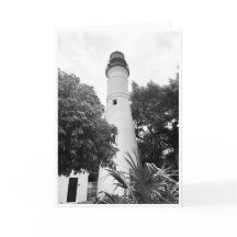 Key West Lighthouse Note Card <Blank Inside>