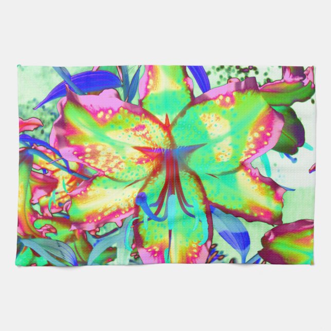 Key West Lily Kitchen Towel (Horizontal)