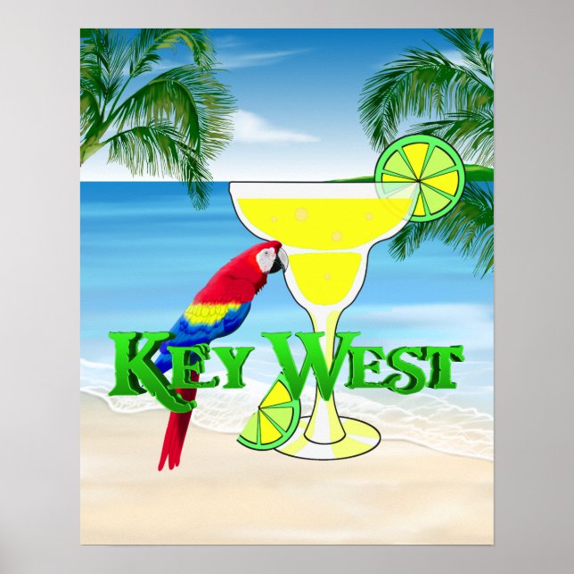 Key West Margarita Poster (Front)