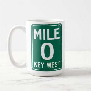 Key West Mile 0, Florida USA Coffee Mug