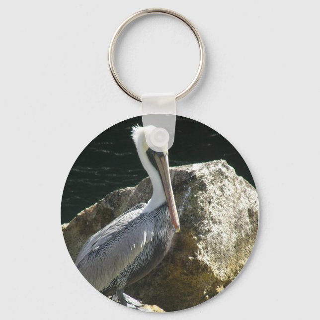 Key West Pelican Keychain (Front)