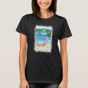 Key West Pink Flamingo Florida Keys Vacation T-Shirt