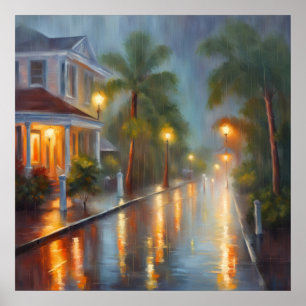 Key West Rain - 4 -  Poster