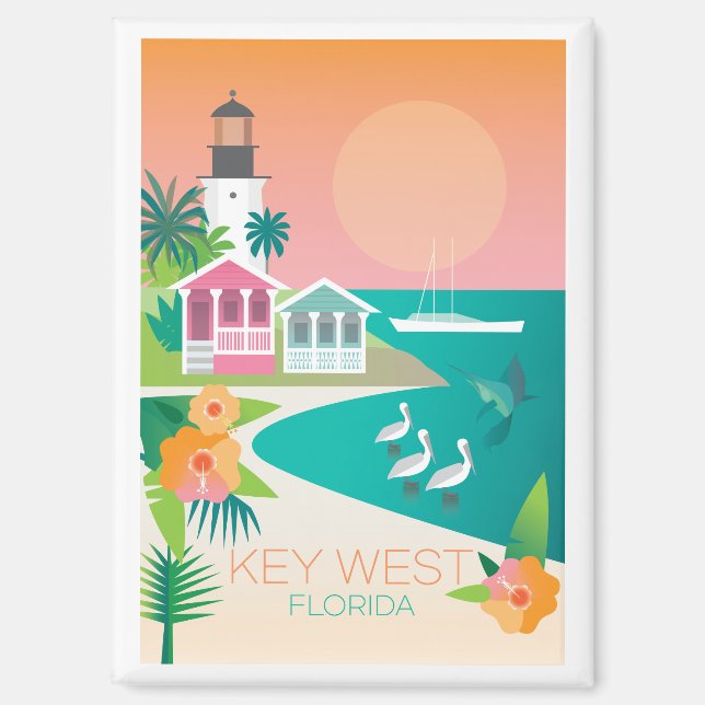Key West Refrigerator Magnet (Front)