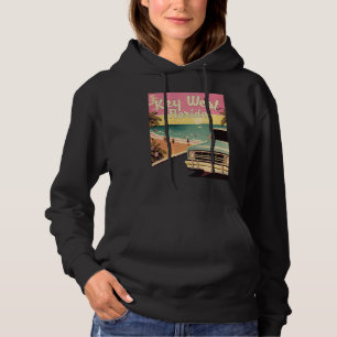 Key West Retro Beach Vacation Souvenir Key West Su Hoodie