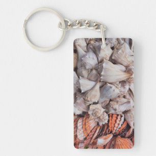 Key West, seashells Keychain