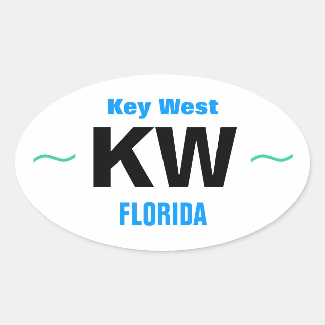 KEY WEST stickers (4) (Front)