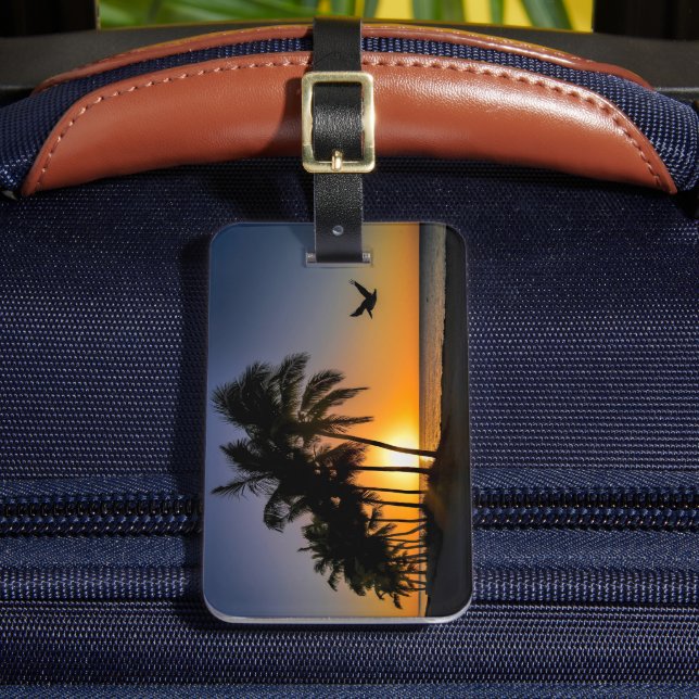 Key West Sunrise Luggage Tag (Front Insitu 2)