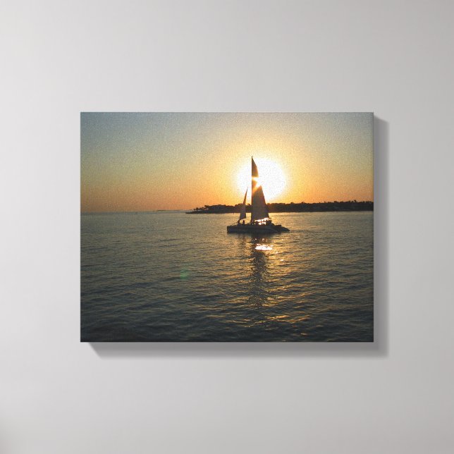 Key West Sunset Canvas Print (Front)