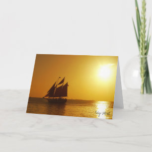 Key West Sunset Card