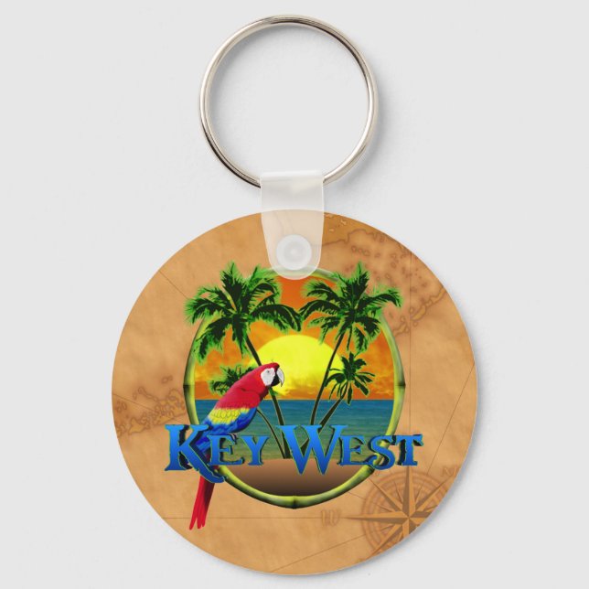 Key West Sunset Keychain (Front)