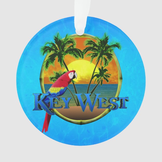 Key West Sunset Ornament (Front)