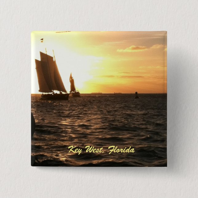 Key West Sunset Pin (Front)