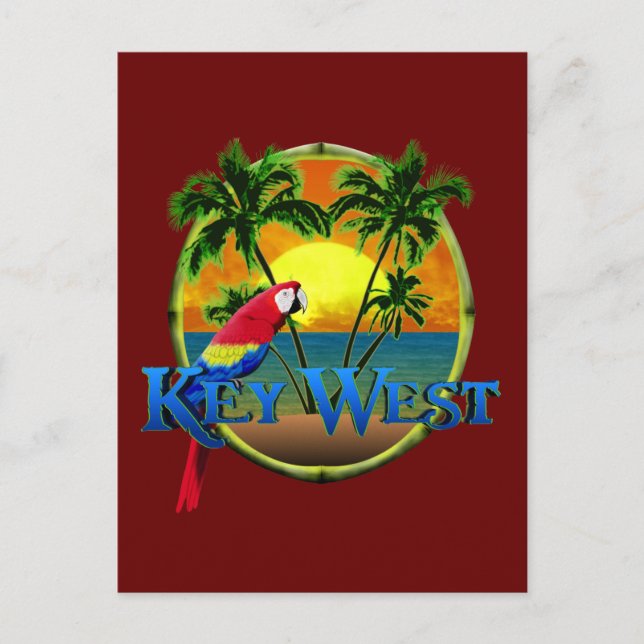 Key West Sunset Postcard (Front)