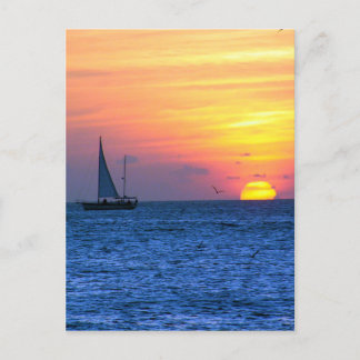 Key West Sunset Postcard