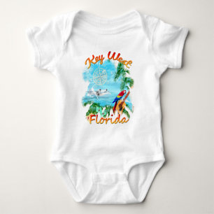 Key West Tropical Rock Baby Bodysuit