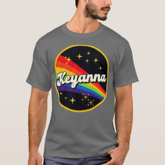 Keyanna Rainbow In Space Vintage Style T-Shirt