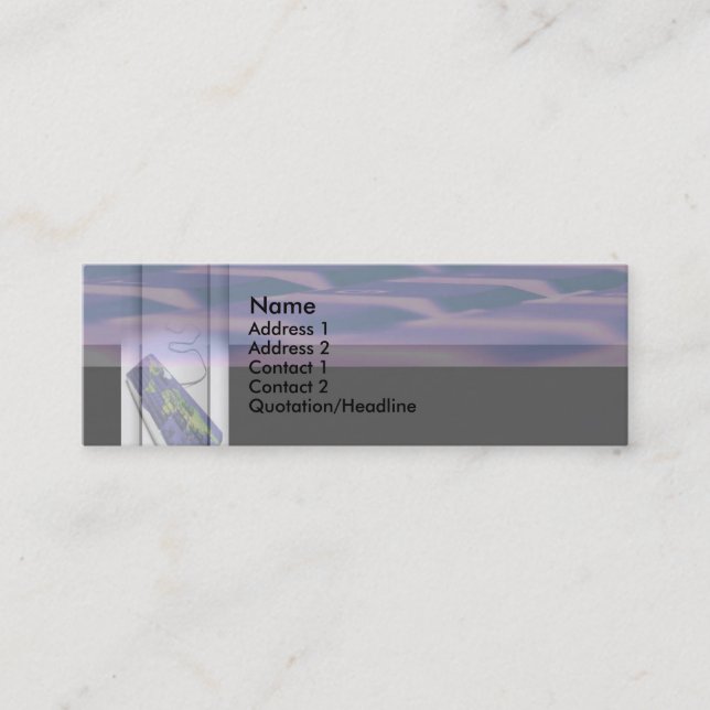 Keyboard Business Card (Front)