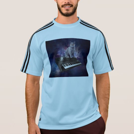 keyboard cat - cat music - space cat T-Shirt