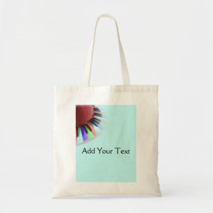 Keyboard Chaos Bright on Blue Tote Bag