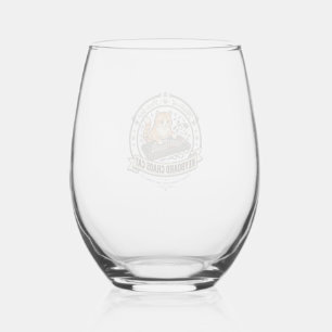 Keyboard Chaos Cat Keyboard Chaos Cat Vintage Vect Stemless Wine Glass
