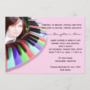 Keyboard Chaos with Your Photo Invitation