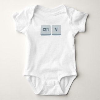 keyboard copy paste matching dad baby ctrl v bodysuit