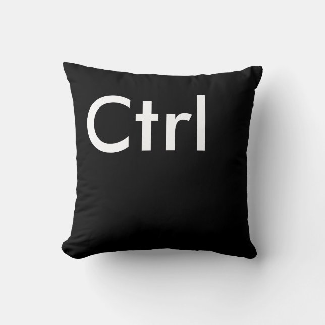Keyboard Ctrl Alt Del Key Pillow (Front)