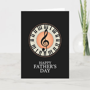 Keyboard Fathers Day Card