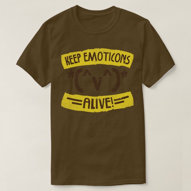 Keyboard Icons T-Shirt (Design Front)
