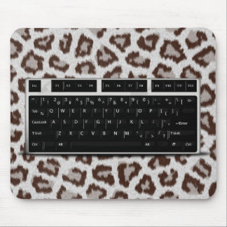 Keyboard - Jaguar Print Mouse Pad
