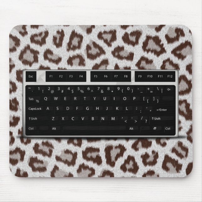 Keyboard - Jaguar Print Mouse Pad (Front)